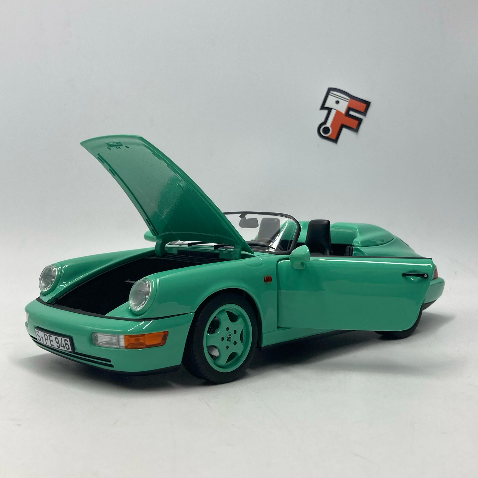 Porsche 911 964 Speedster Mint Green – Image 11