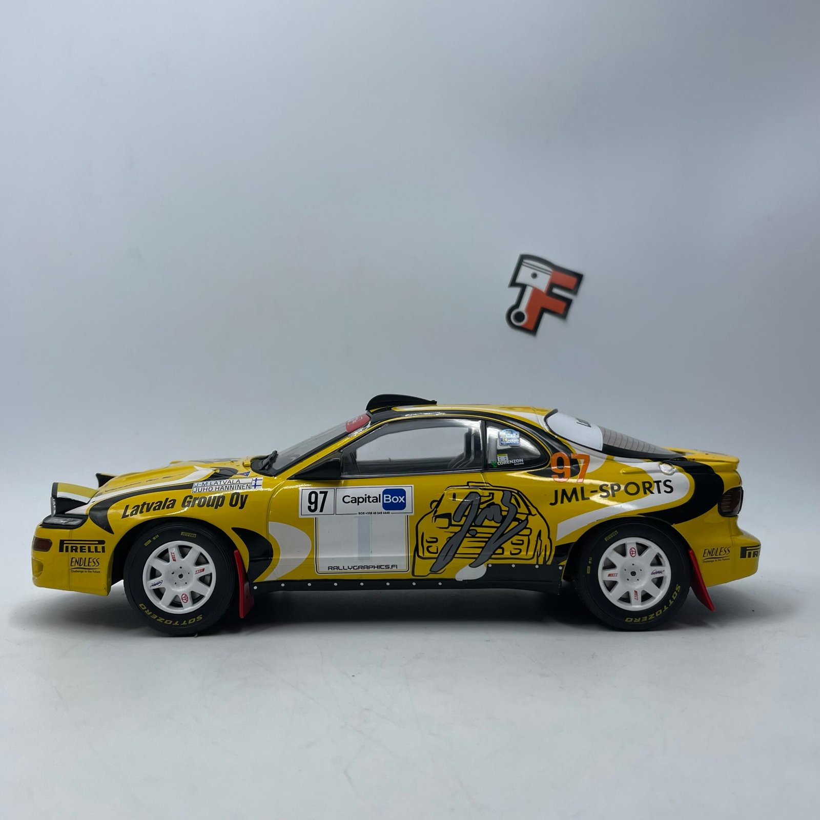 Miniature Toyota Celica GT-FOUR ST185 #97 Artic Rally 2024 vendue en Suisse