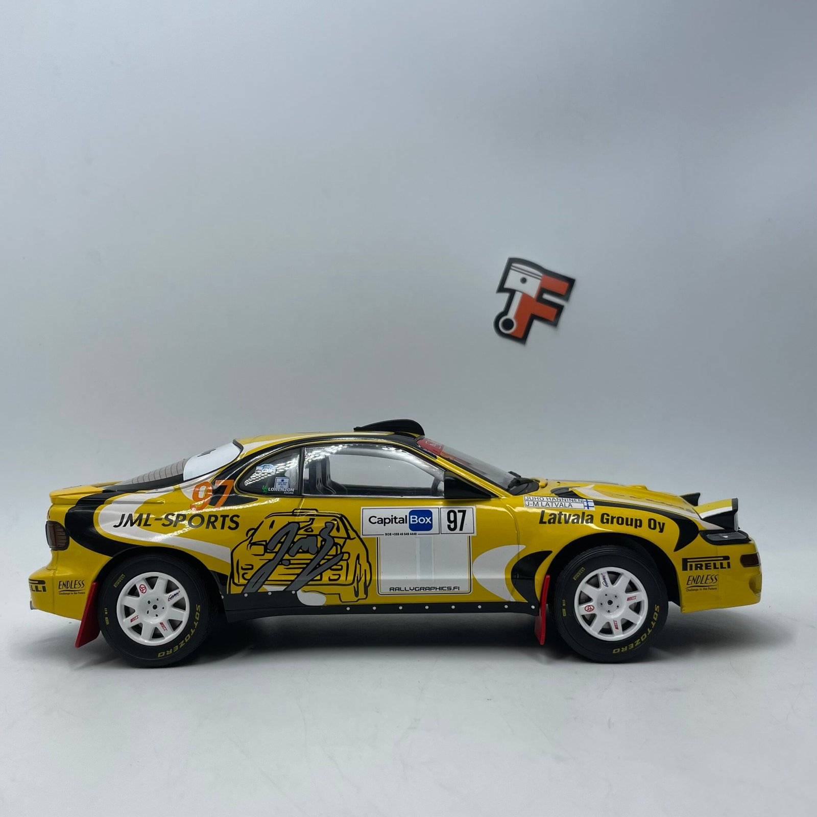 Miniature Toyota Celica GT-FOUR ST185 #97 Artic Rally 2024 vendue en Suisse