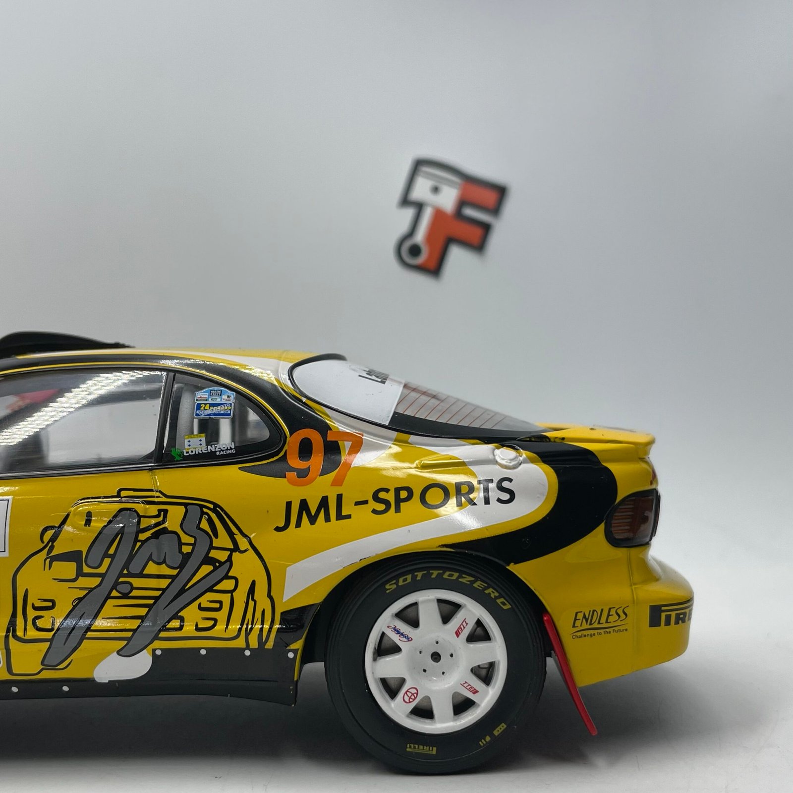 Miniature Toyota Celica GT-FOUR ST185 #97 Artic Rally 2024 vendue en Suisse