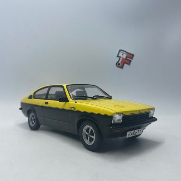 Miniature Opel Kadett Coupé GT/E 1975 jaune noir vendue en Suisse
