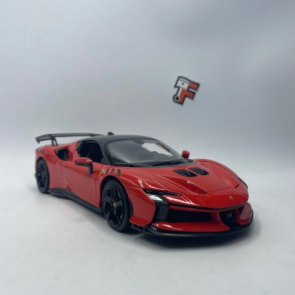 Miniature Ferrari SF90 Stradale Rosso BBurago 1/18 vendue en Suisse