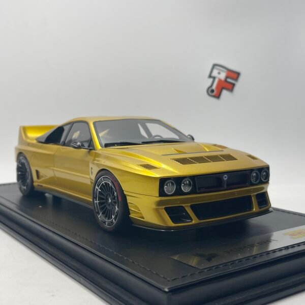 Miniature Kimera EVO38 Metallic Yellow Tecnomodel 1/18 série limitée vendue en Suisse