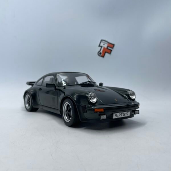 Miniature Porsche 911 Turbo 3.3 Type 930 1977 Vert Chêne KK Scale 1/18 vendue en Suisse