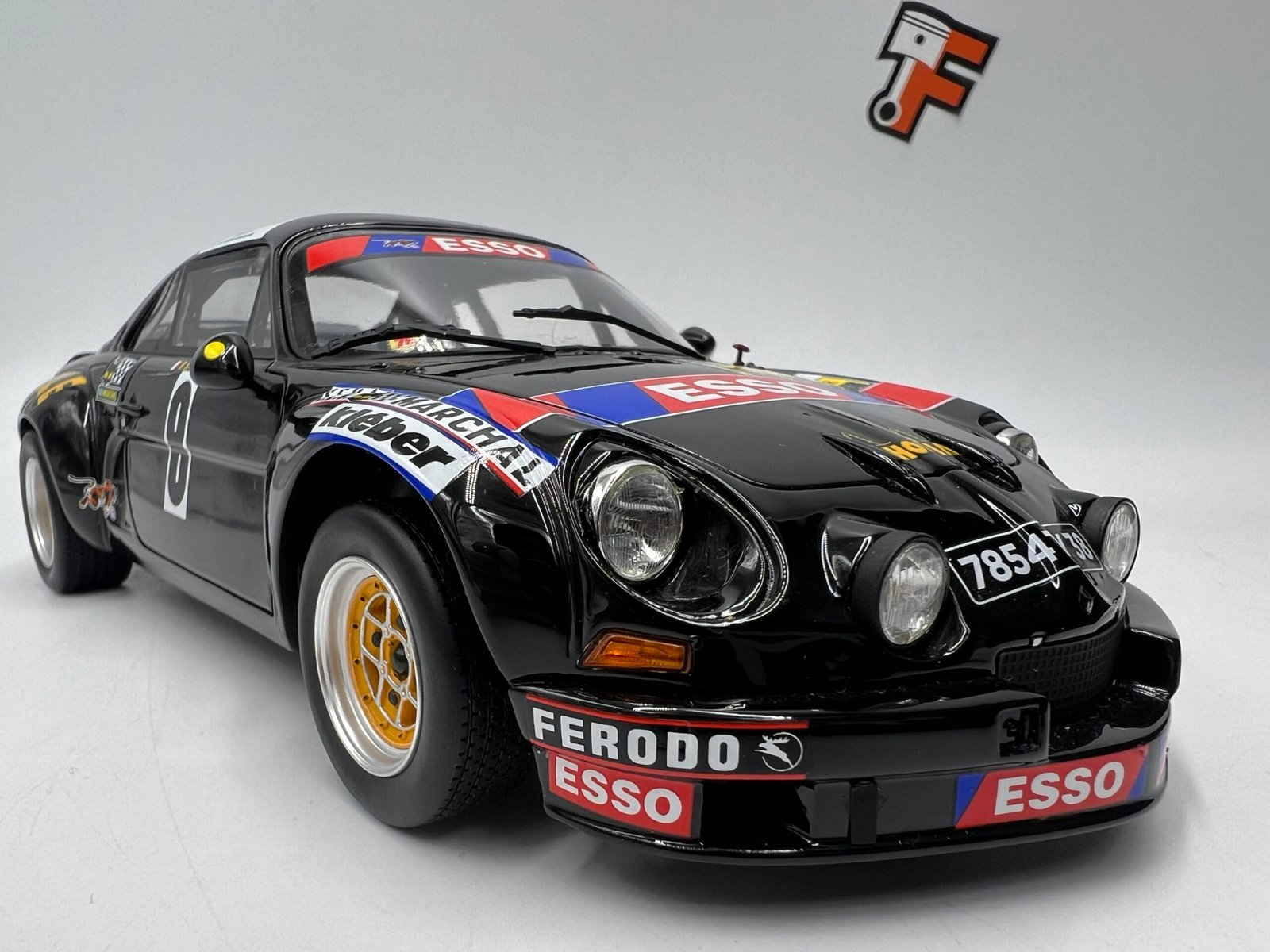 Miniature Alpine A110 Gr.5 1976 Bernard Saby Ottomobile 1/18 vendue en Suisse