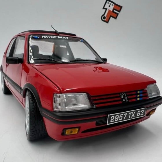 Miniature Peugeot 205 GTI 1.9 PTS Déco 1991 Vallelunga Red vendue en Suisse