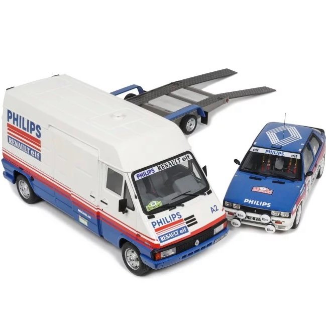 Rally Pack Renault Monte-Carlo 1987 Ottomobile avec Renault 11 Turbo Gr.A et Renault Master vendu en Suisse