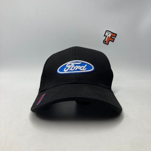 Casquette Ford noire style racing vendue en Suisse