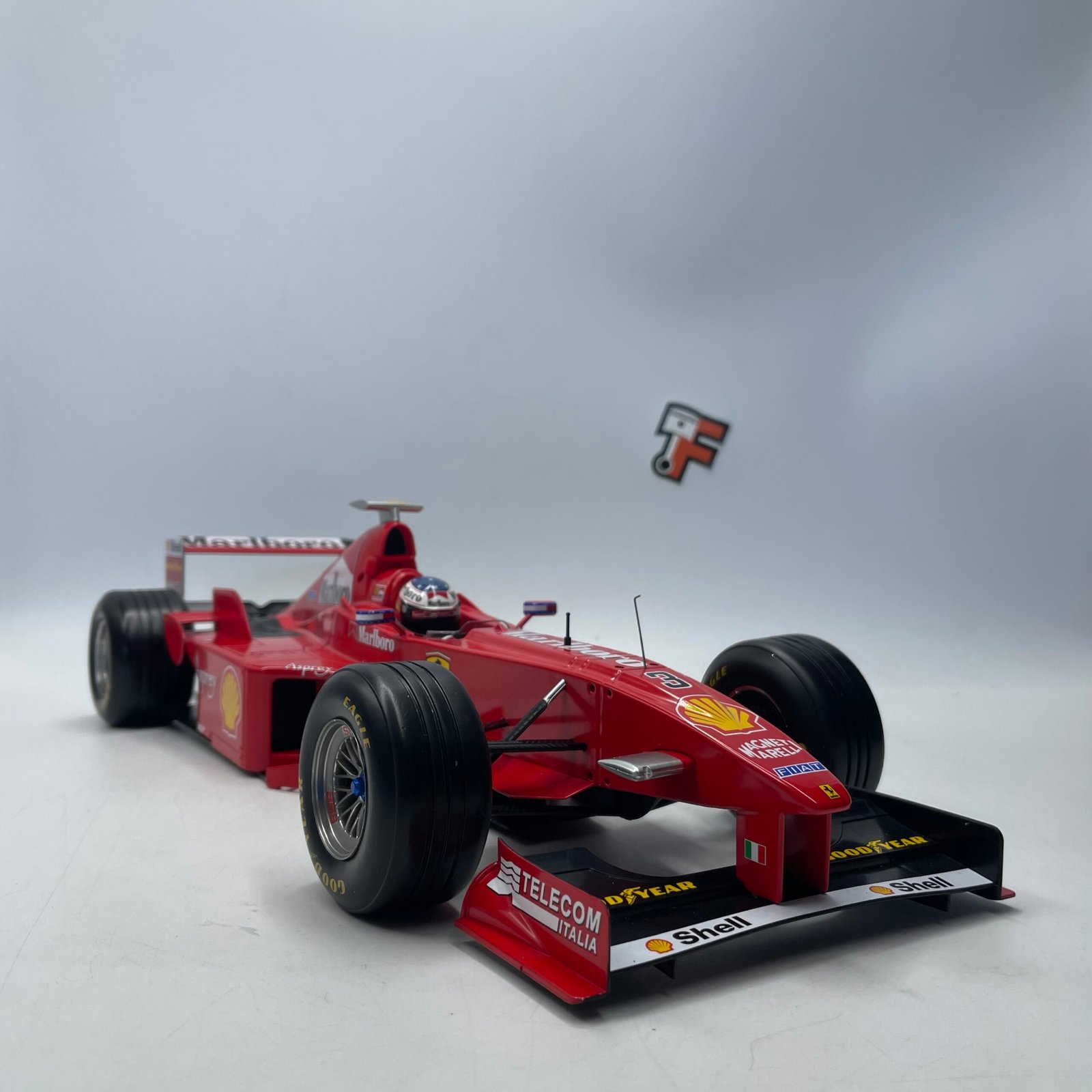Miniature Ferrari F300 F1 #3 Winner Monza 1998 Michael Schumacher Werk83 1/12 vendue en Suisse
