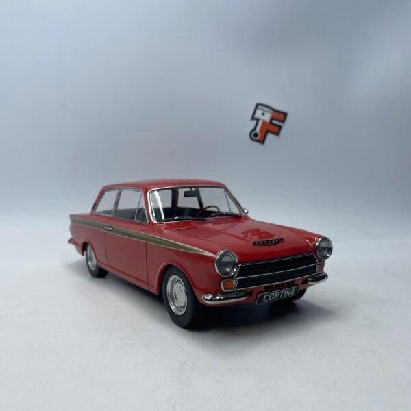 Miniature Ford Lotus Cortina Mk I Red Gold 1966 Model Car Group 1/18 vendue en Suisse