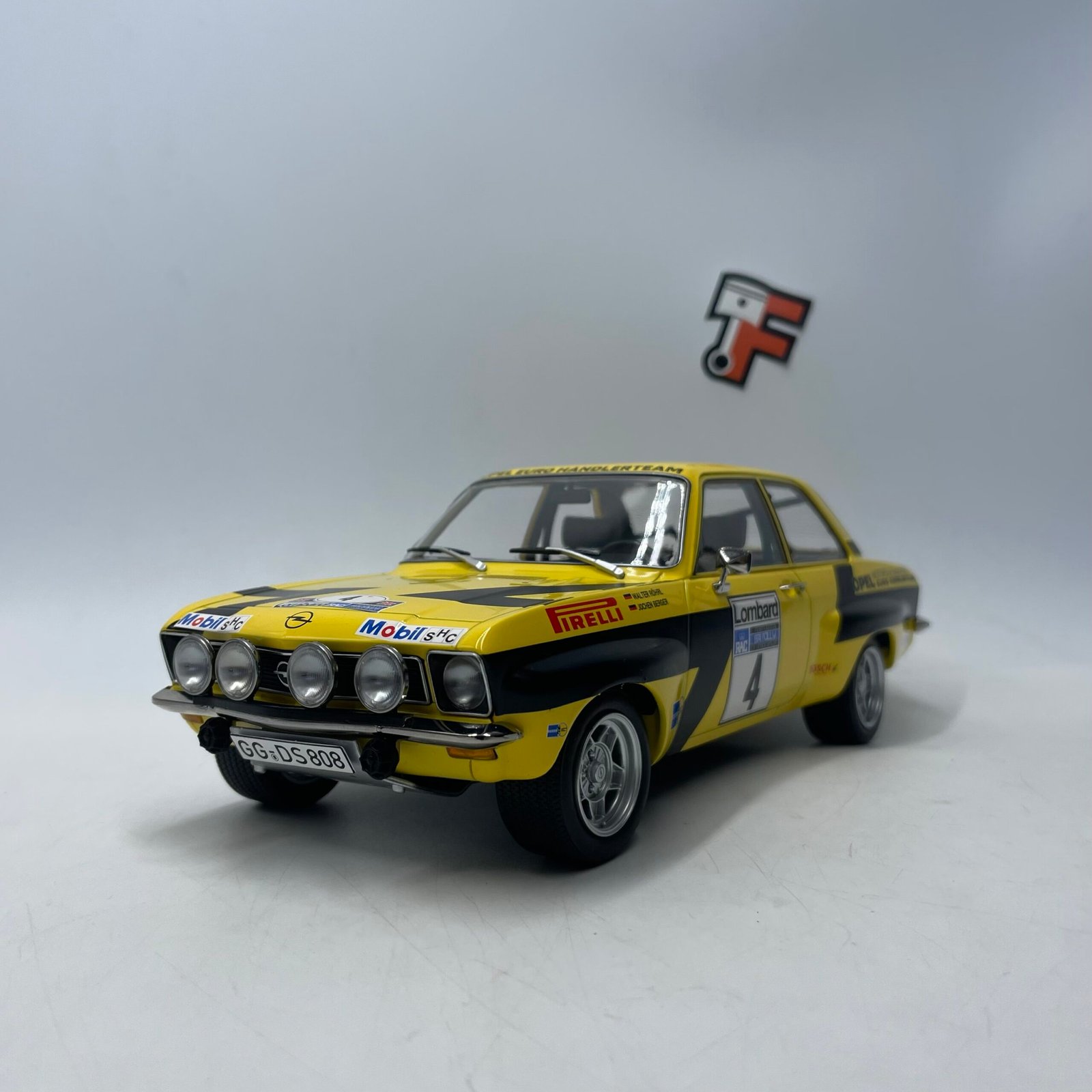 Opel Ascona 1.9 SR #4 RAC Rally 1974 Walter Röhrl / Jochen Berger – Image 3