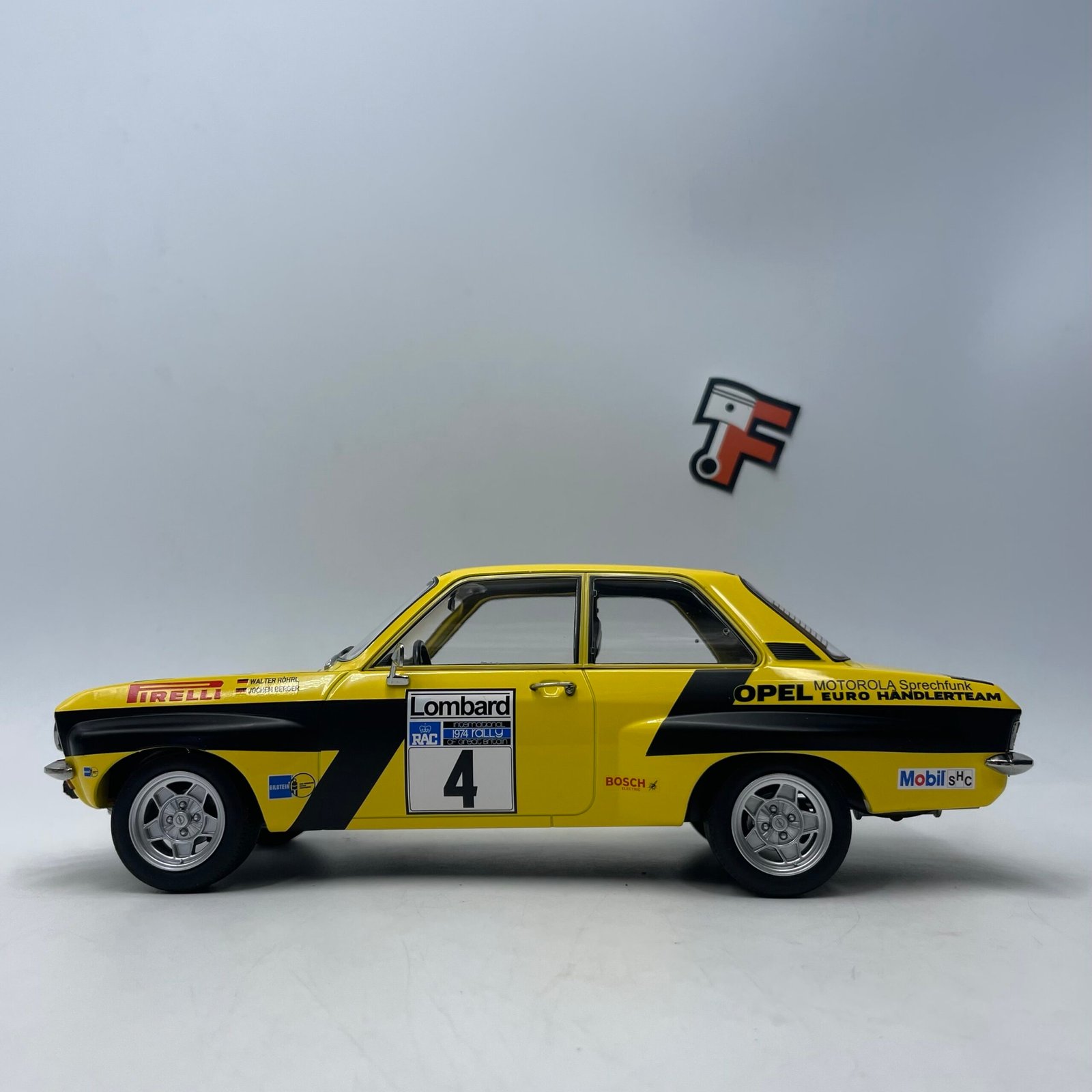Opel Ascona 1.9 SR #4 RAC Rally 1974 Walter Röhrl / Jochen Berger – Image 4