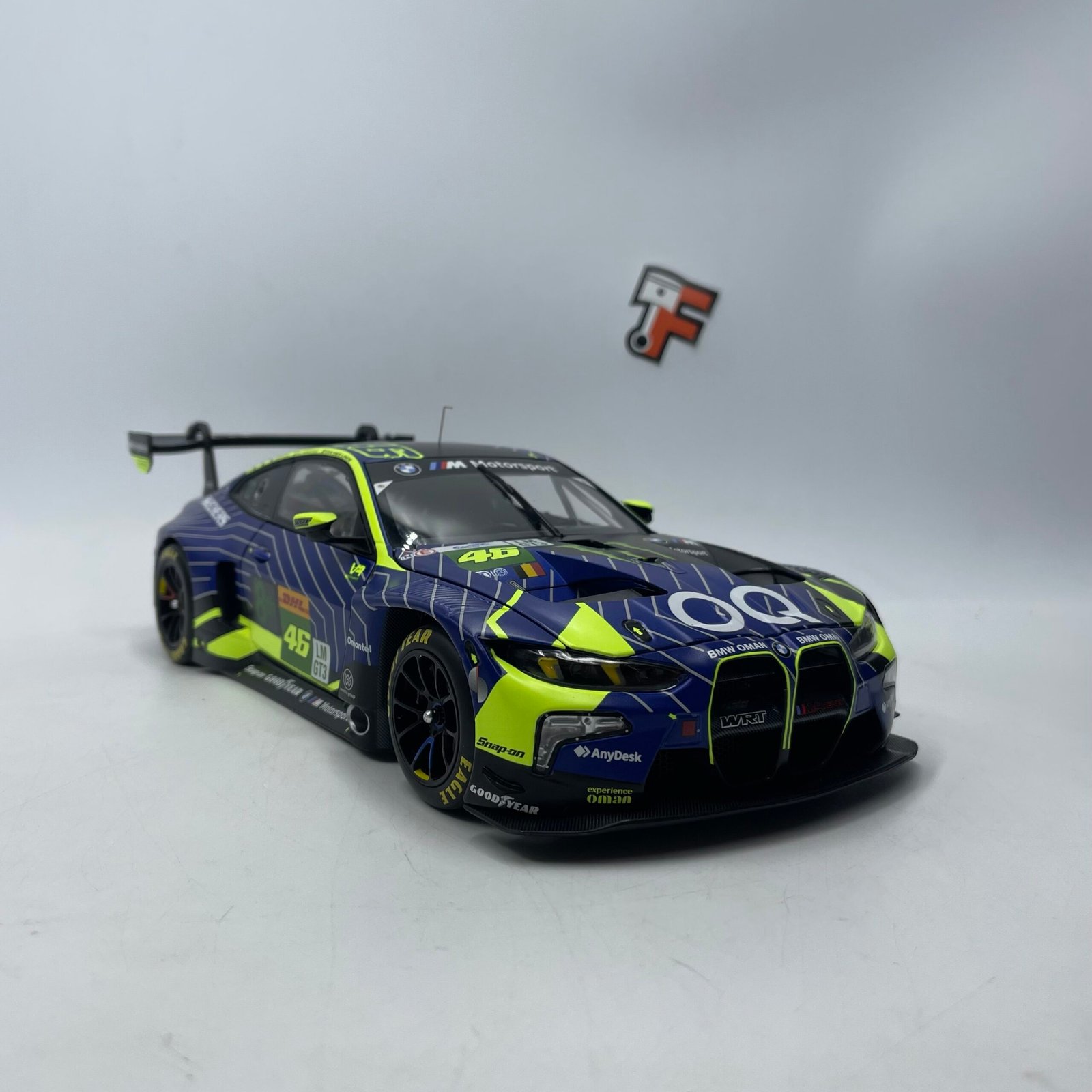 Miniature BMW M4 GT3 EVO Team WRT Valentino Rossi Qatar 2025 1/18 Minichamps vendue en Suisse