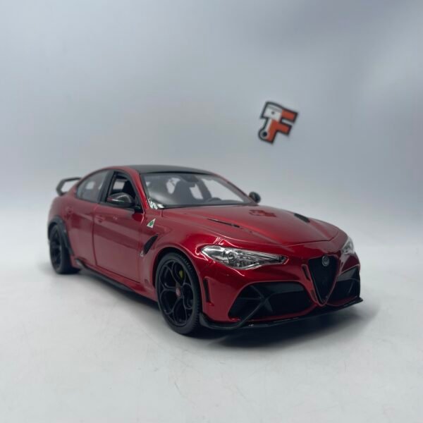 Miniature Alfa Romeo Giulia GTAm 2020 Rouge BBurago 1/18 vendue en Suisse par Frakaxessoires