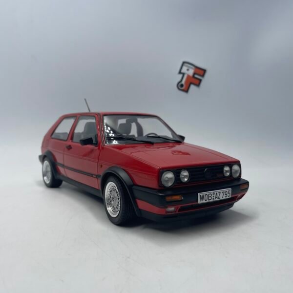 Miniature Volkswagen Golf 2 GTI G60 Mars Red 1989 Solido 1/18 vendue en Suisse