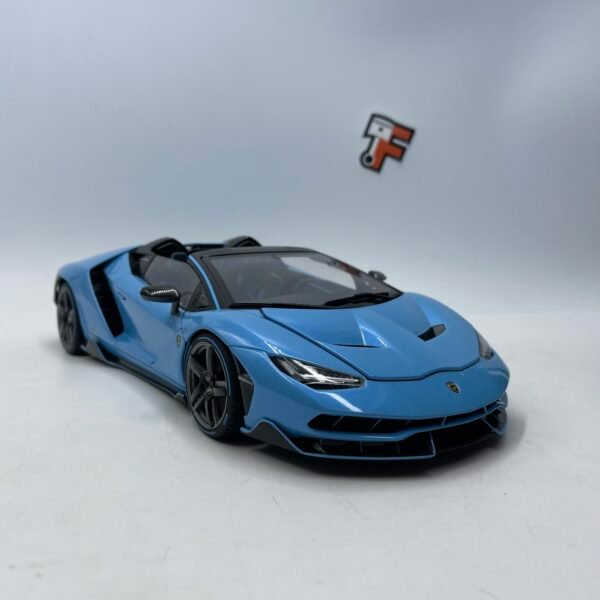 Miniature Lamborghini Centenario Roadster Blu Cepheus / Pearl White AUTOart 1/18 vendue en Suisse