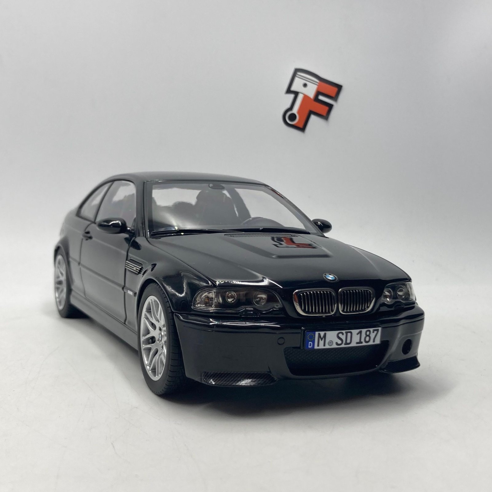 Miniature BMW M3 CSL E46 2003 Saphir Black Norev 1/18 vendue en Suisse