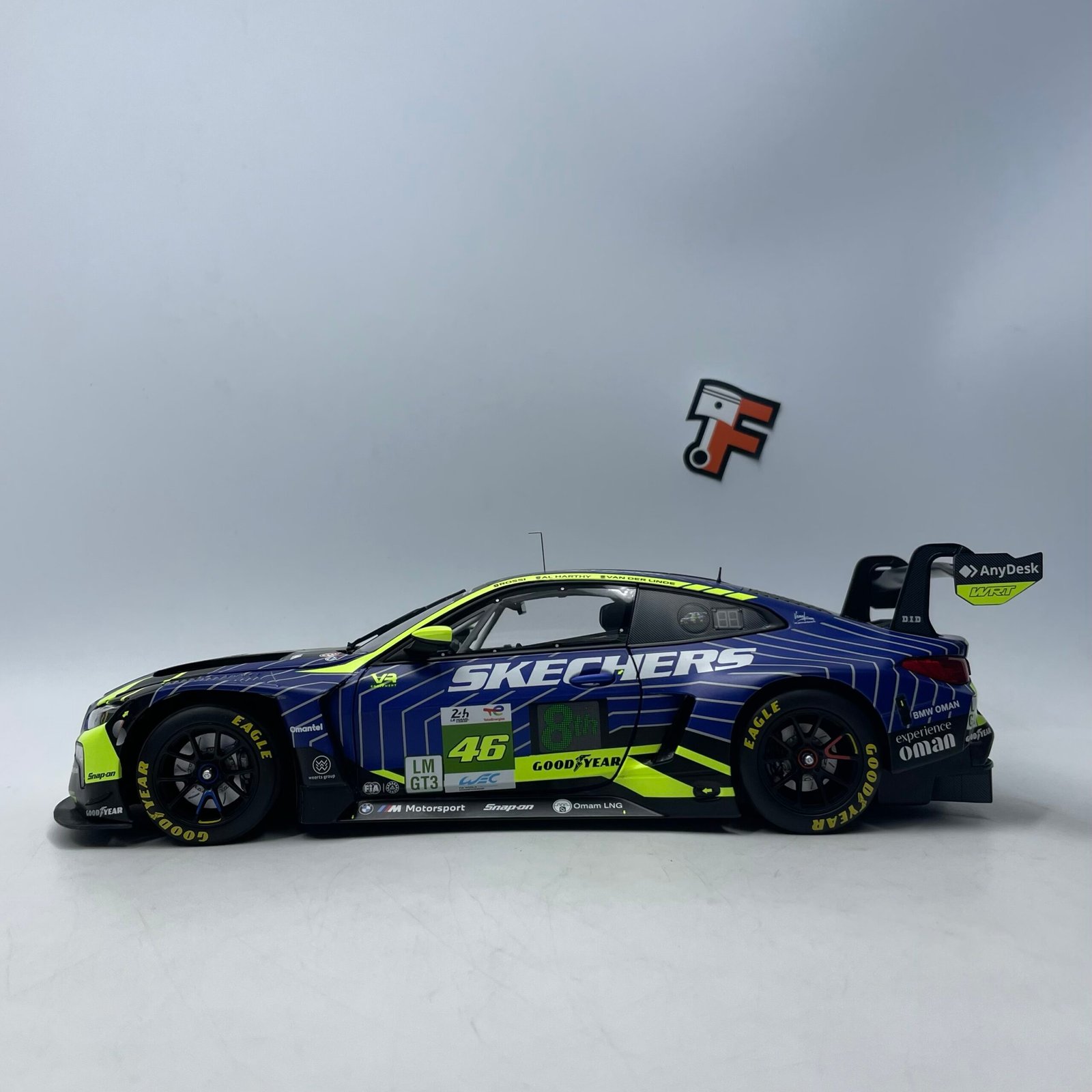 BMW M4 GT3 EVO #46 24 Heures du Mans 2025 Team WRT Valentino Rossi – Image 4