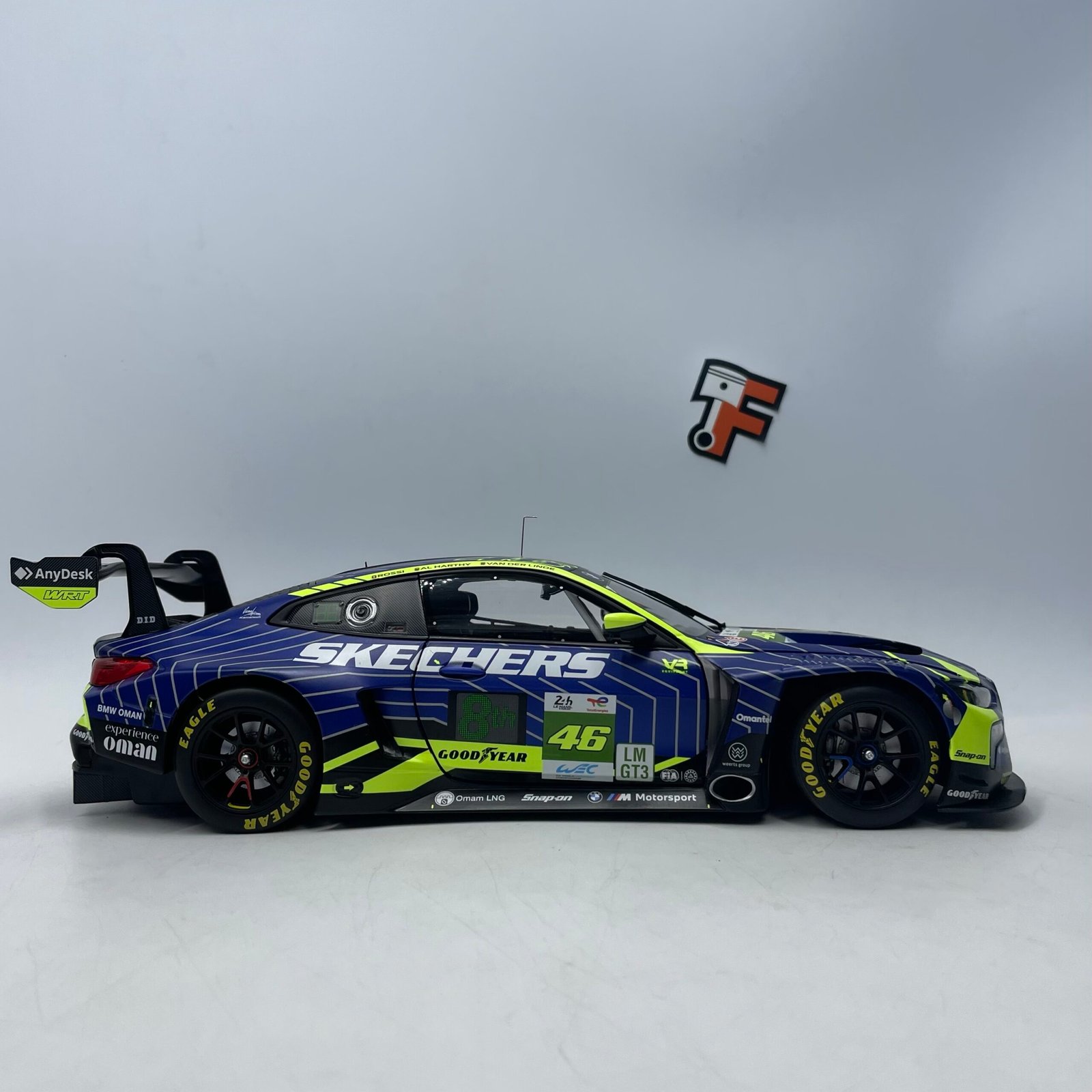 BMW M4 GT3 EVO #46 24 Heures du Mans 2025 Team WRT Valentino Rossi – Image 8