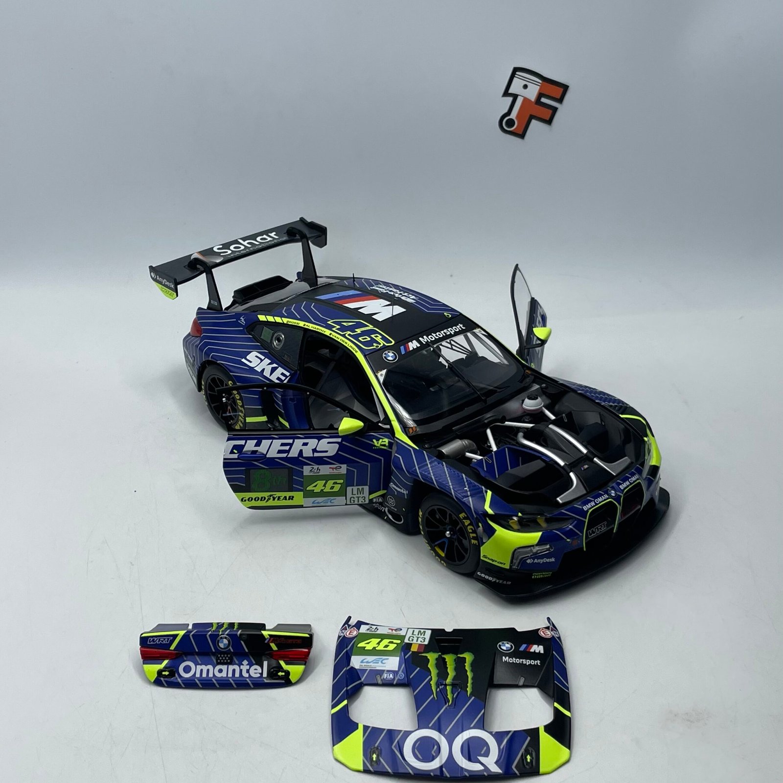 BMW M4 GT3 EVO #46 24 Heures du Mans 2025 Team WRT Valentino Rossi – Image 14