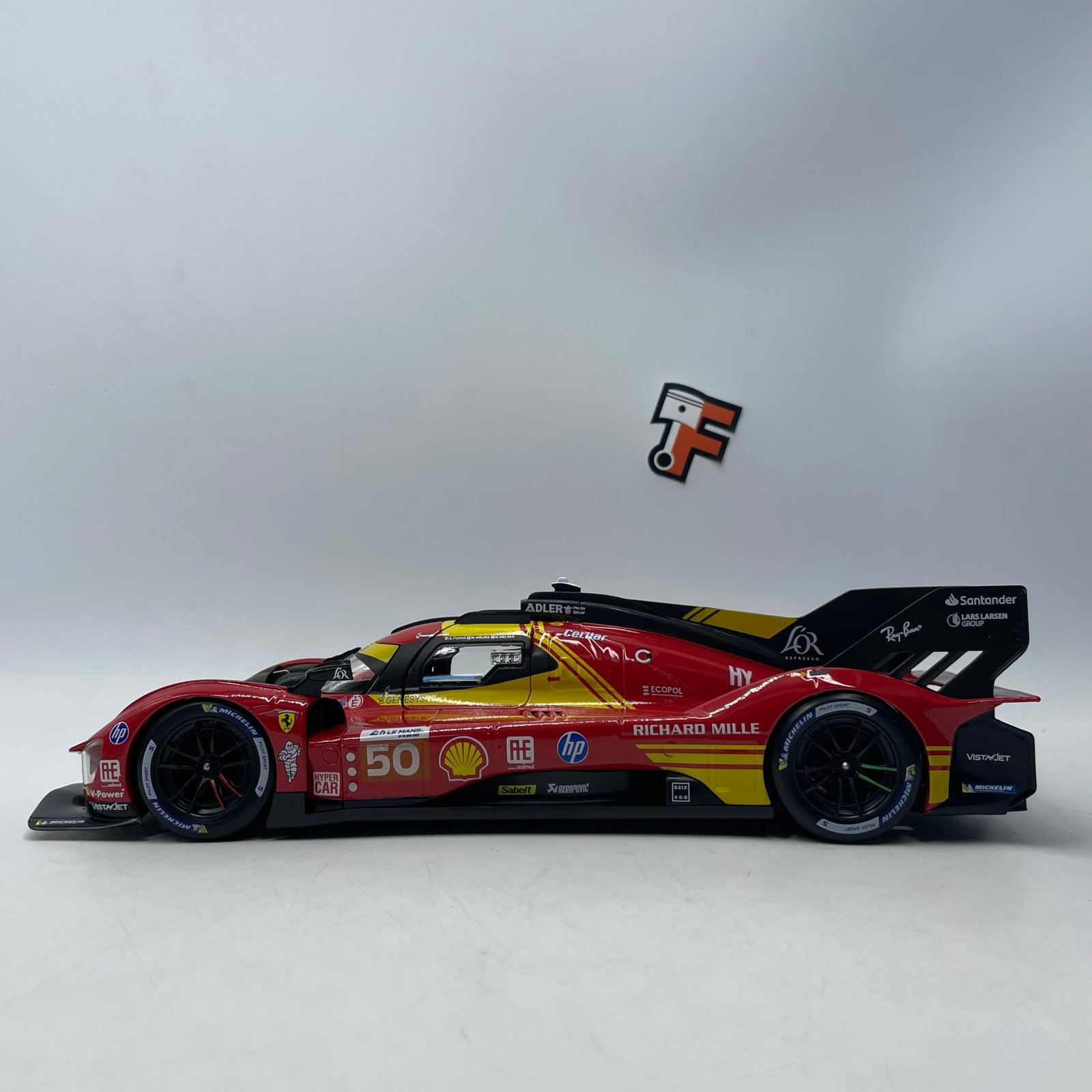 Ferrari 499P 3.0L Turbo V6 #50 Winner 24H Le Mans 2024 AF Corse – Image 4