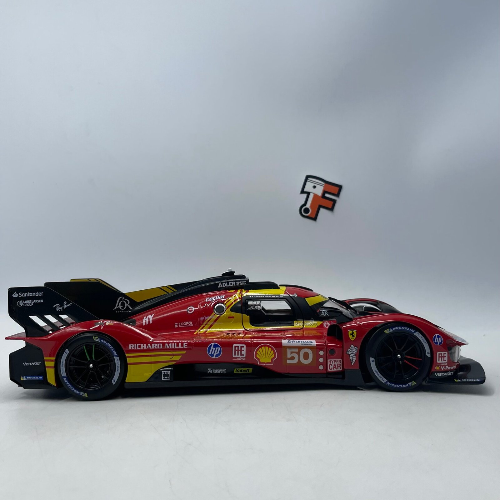 Ferrari 499P 3.0L Turbo V6 #50 Winner 24H Le Mans 2024 AF Corse – Image 8