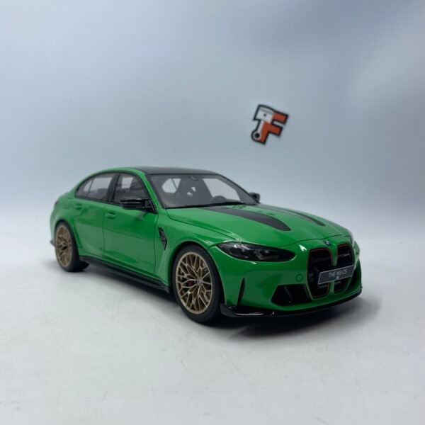 Miniature BMW M3 CS G80 2023 Signal Green 1/18 GT Spirit vendue en Suisse