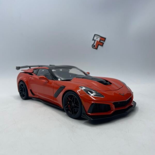 Miniature Chevrolet Corvette ZR1 2019 Sebring Orange Tintcoat 1/18 AUTOart vendue en Suisse