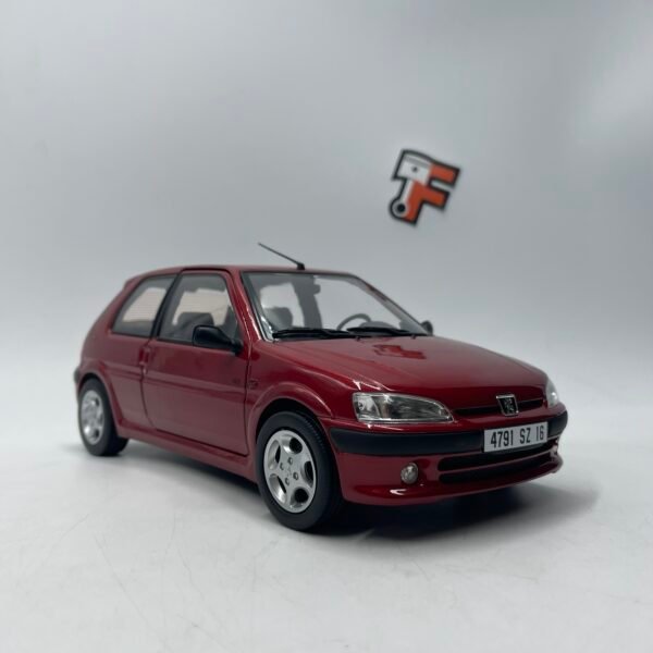 Miniature Peugeot 106 S16 1998 Diablo Red Norev 1/18 vendue en Suisse