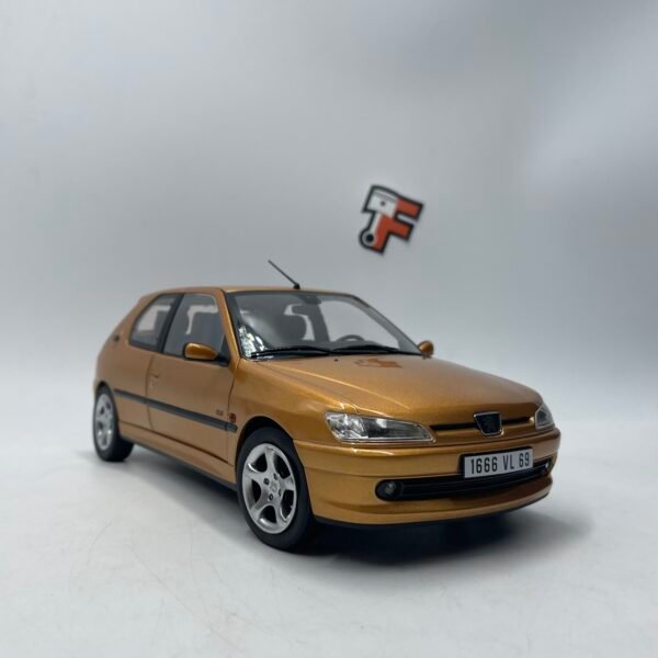 Miniature Peugeot 306 S16 1997 Blaze Yellow Norev 1/18 vendue en Suisse
