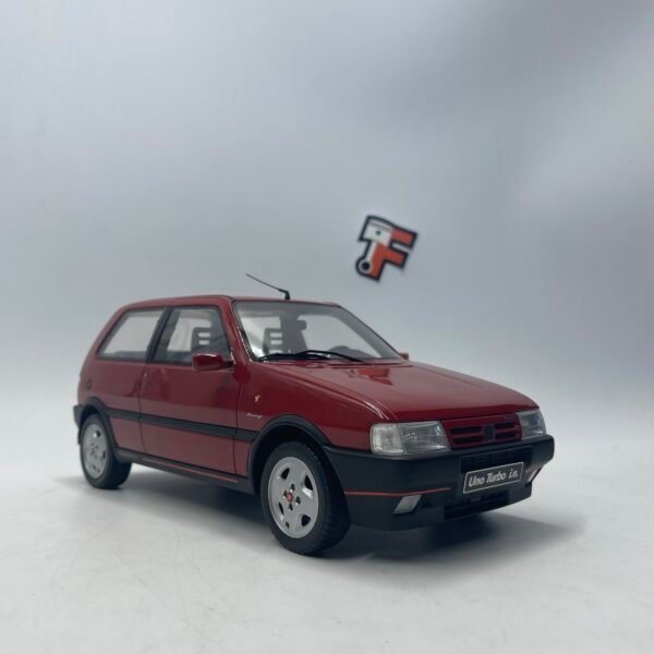 Miniature Fiat Uno Turbo I.E. Rosso Racing 1990 Ottomobile OT487 vendue en Suisse