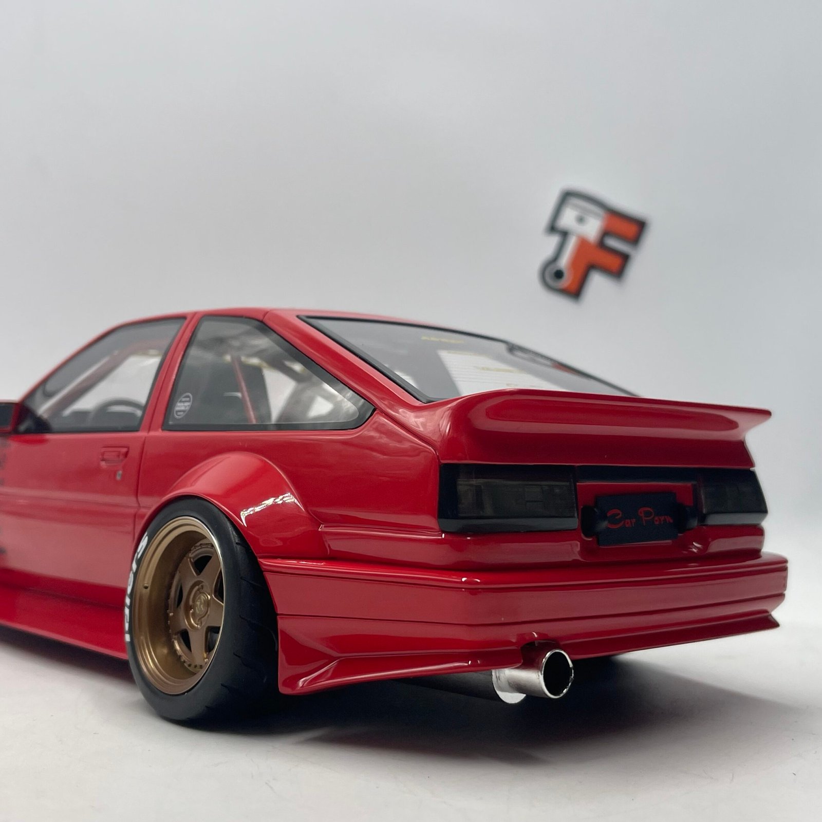 Toyota AE86 Sprinter Trueno Widebody RWB 1986 Red – Image 12