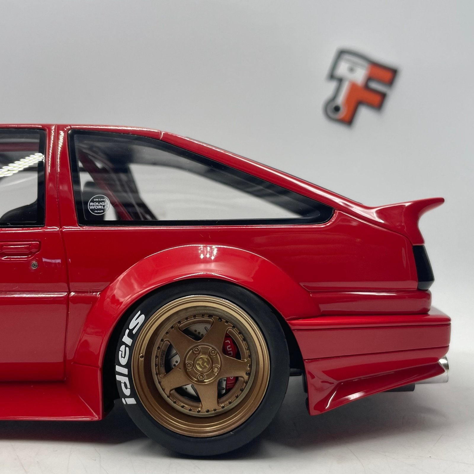 Toyota AE86 Sprinter Trueno Widebody RWB 1986 Red – Image 14