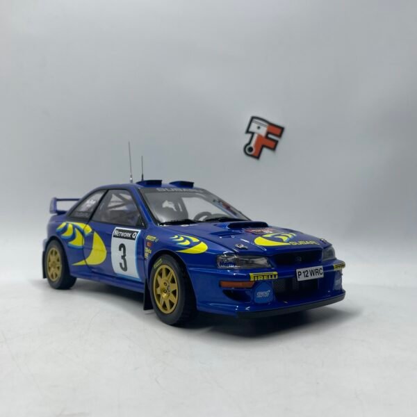 Miniature Subaru Impreza S5 WRC #3 Colin McRae et Nicky Grist RAC Rally 1997 au 1/18 vendue en Suisse