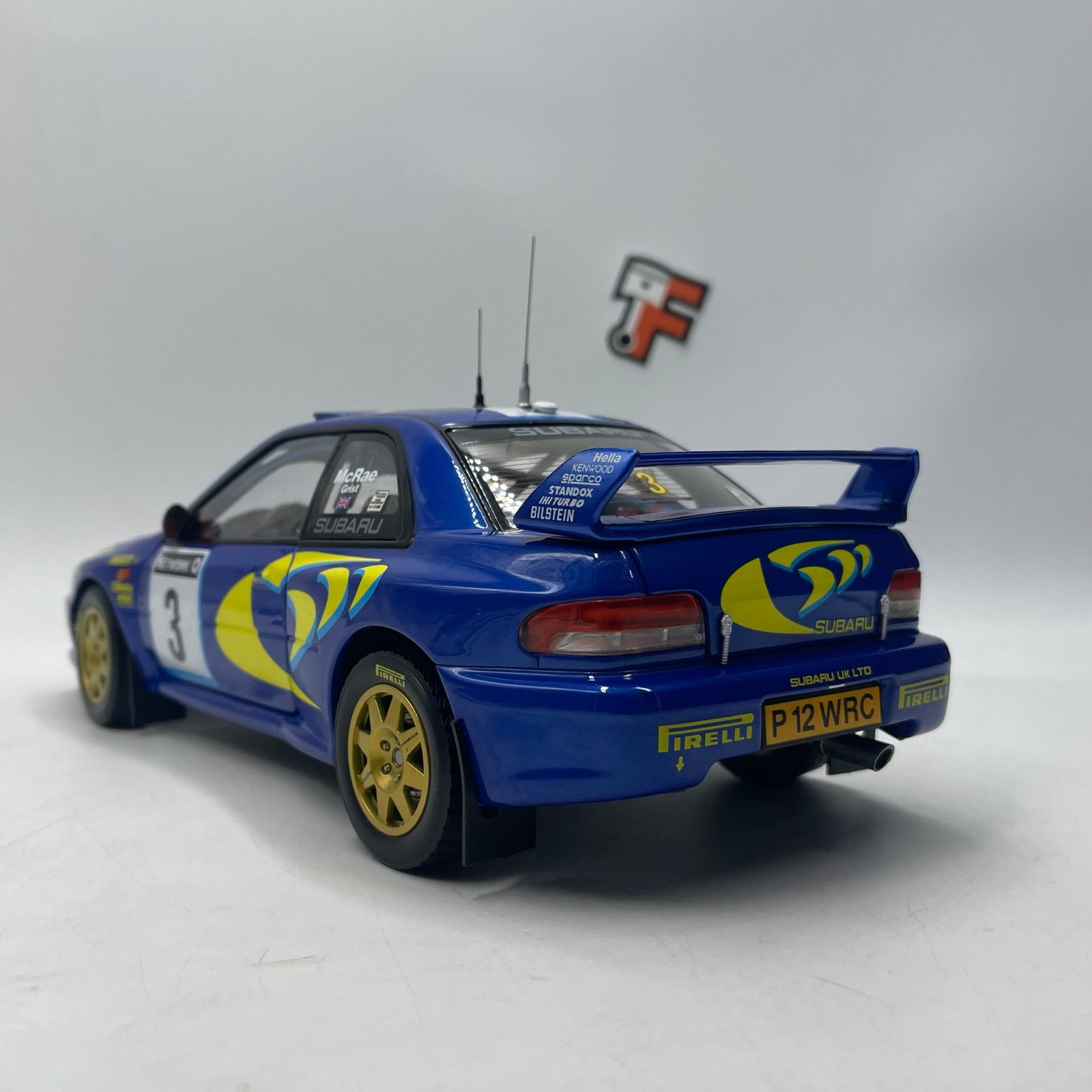 Subaru Impreza S5 WRC #3 C.Mcrae/N.Grist Winner RAC Rally 1997 Limited Edition 1/18 – Image 5