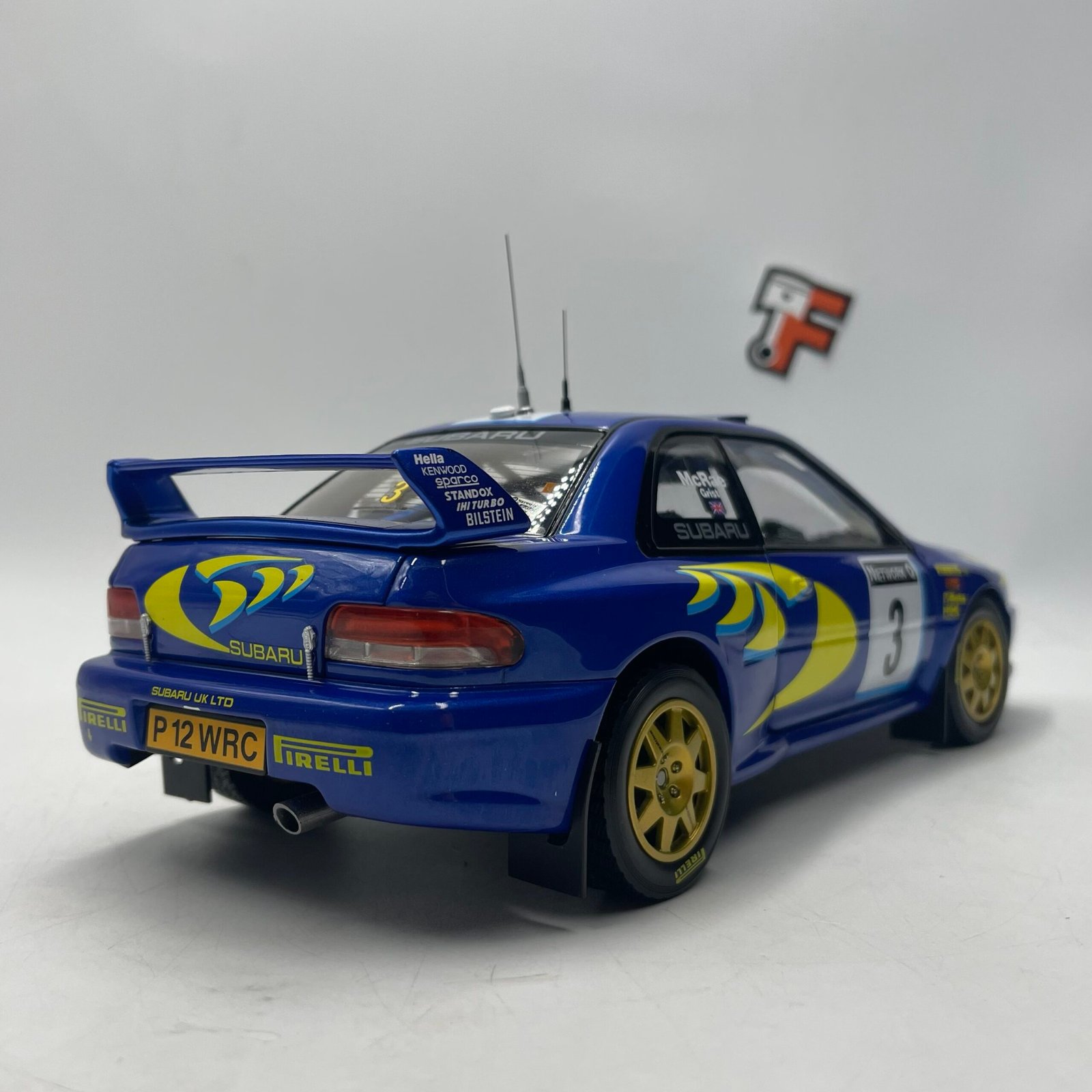 Subaru Impreza S5 WRC #3 C.Mcrae/N.Grist Winner RAC Rally 1997 Limited Edition 1/18 – Image 7