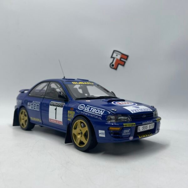 Miniature Subaru Impreza 555 #1 Colin McRae Memorial Bettega 1993 SunStar 1/18 vendue en Suisse