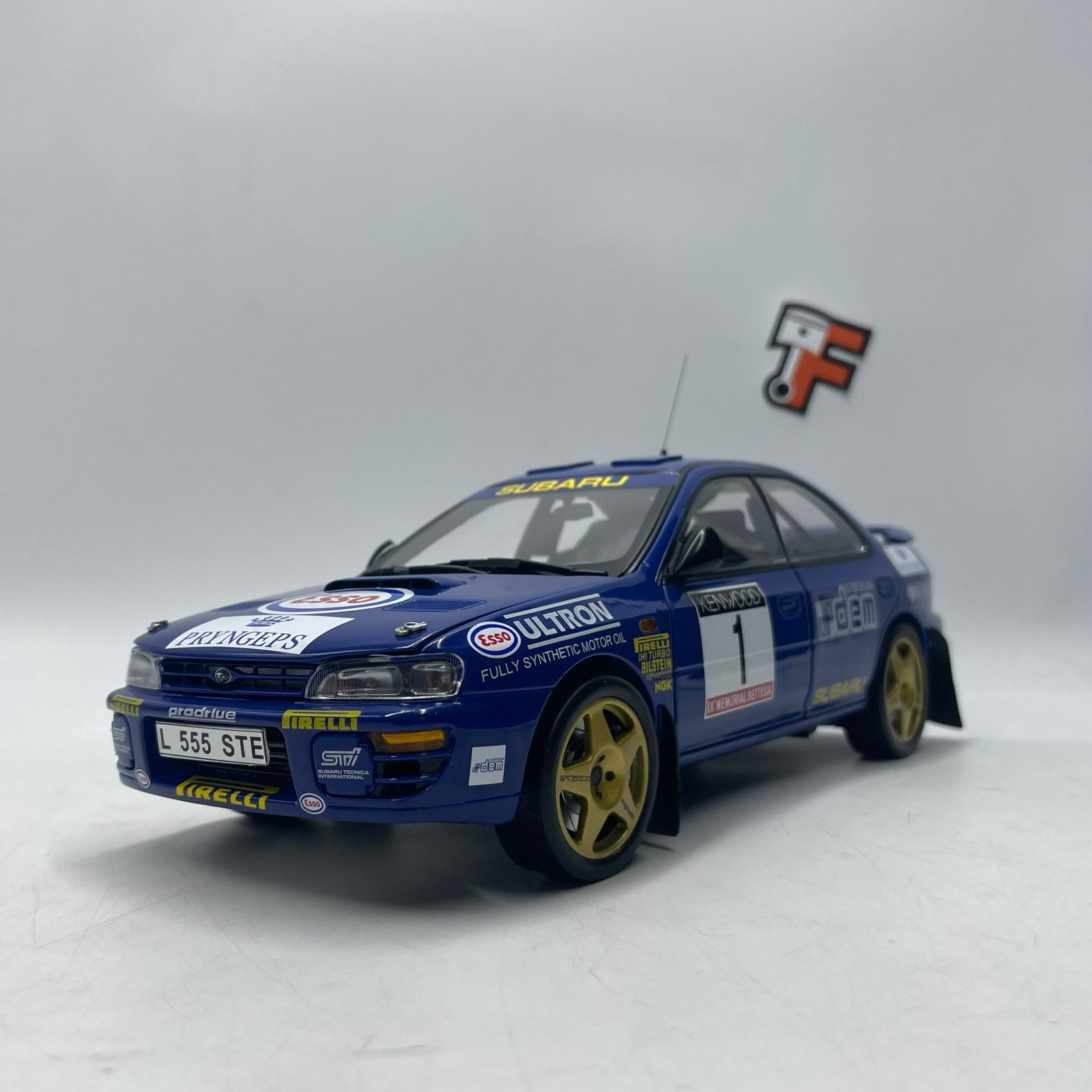Subaru Impreza 555 #1 Colin Mcrae Winner Memorial Bettega 1993 Limited Edition 1/18 – Image 3