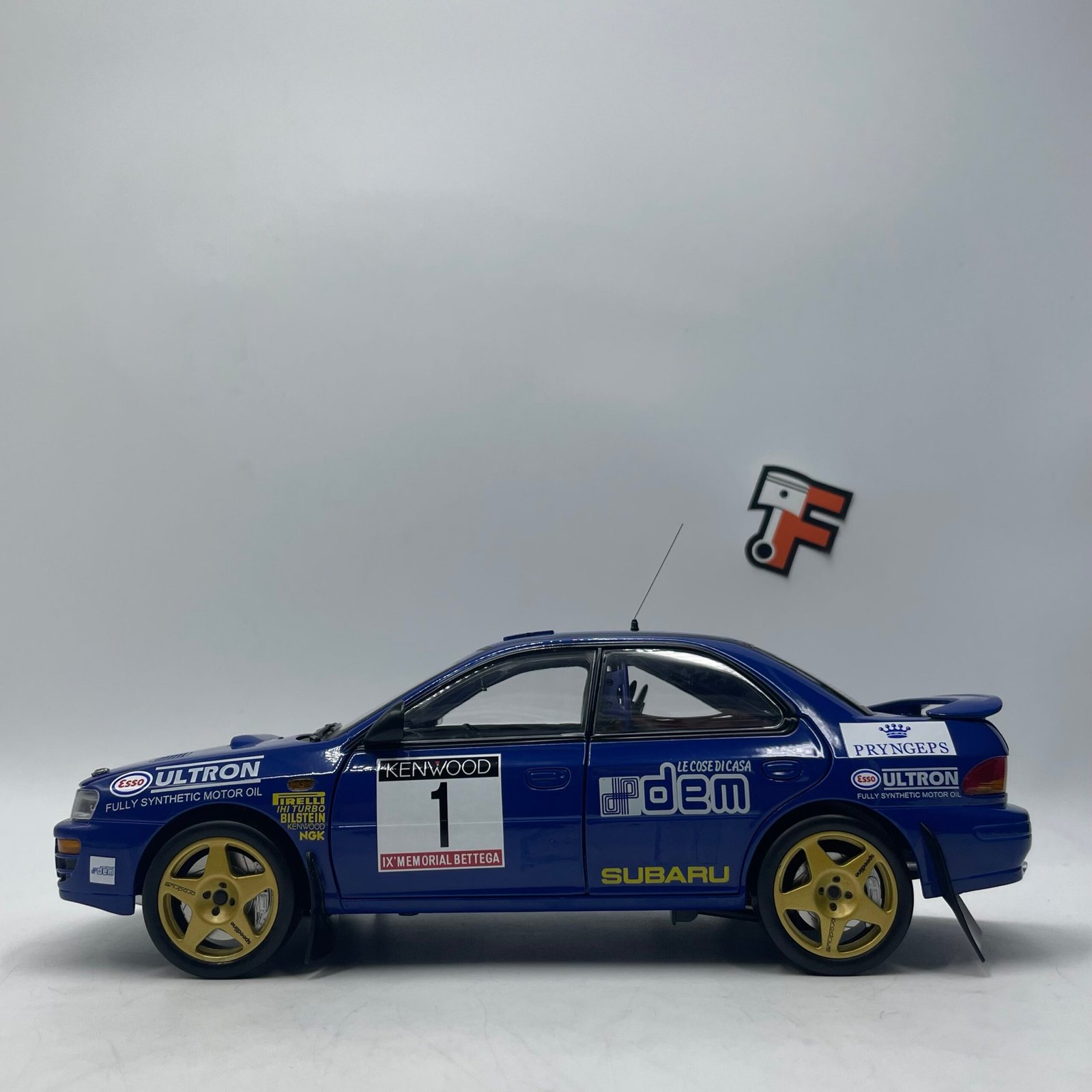 Subaru Impreza 555 #1 Colin Mcrae Winner Memorial Bettega 1993 Limited Edition 1/18 – Image 4