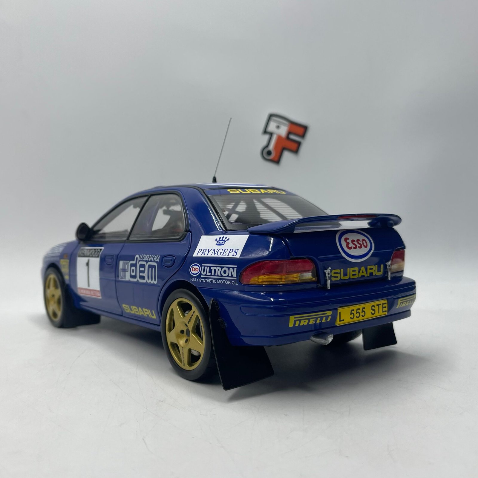 Subaru Impreza 555 #1 Colin Mcrae Winner Memorial Bettega 1993 Limited Edition 1/18 – Image 5