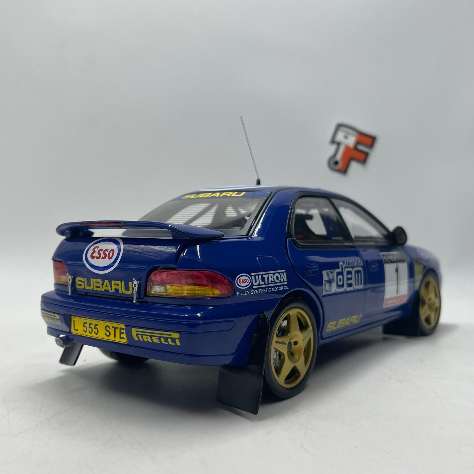 Subaru Impreza 555 #1 Colin Mcrae Winner Memorial Bettega 1993 Limited Edition 1/18 – Image 7