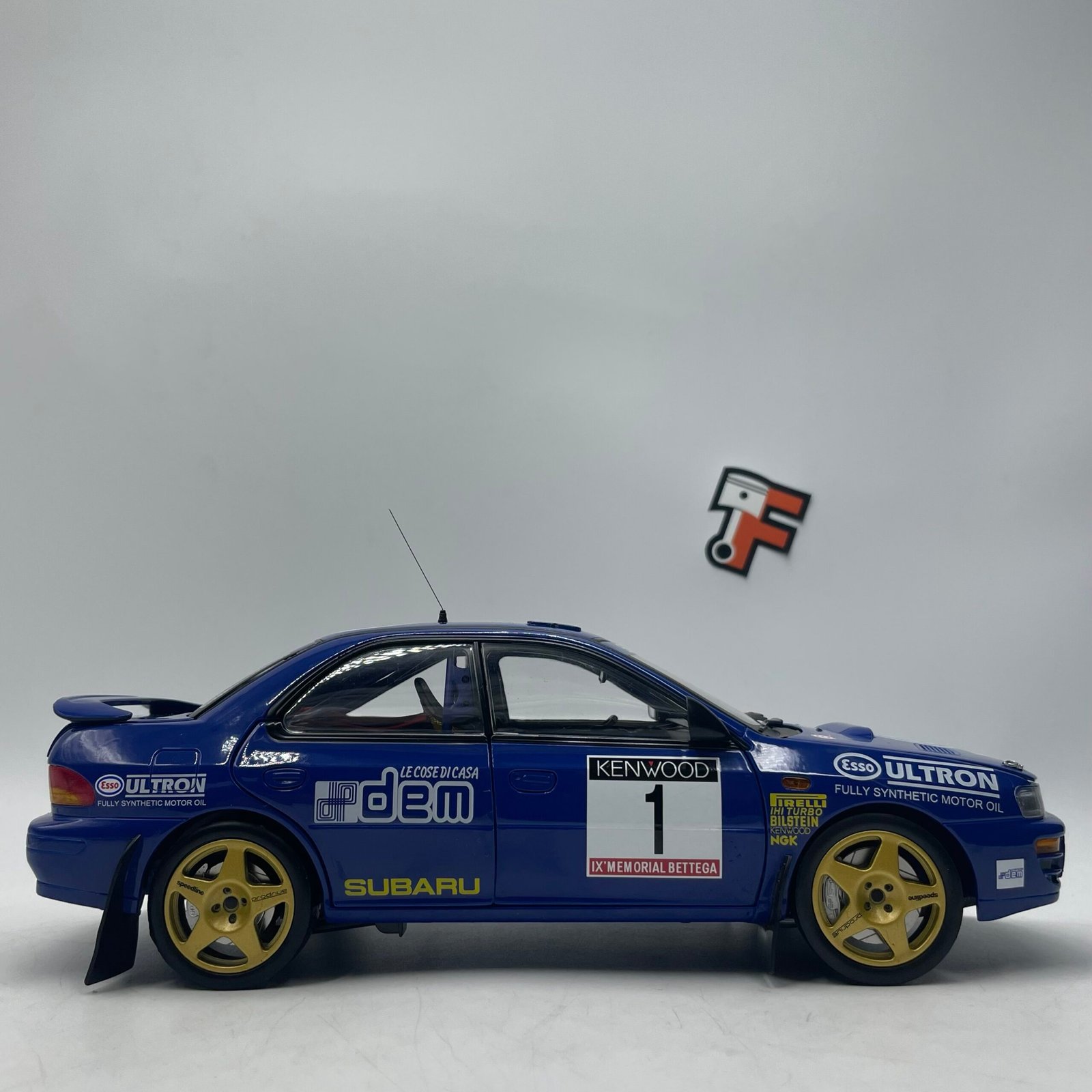 Subaru Impreza 555 #1 Colin Mcrae Winner Memorial Bettega 1993 Limited Edition 1/18 – Image 8